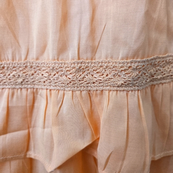 Bohera Miralee Golden Tiered Maxi Dress  Size Large - Picture 13 of 13